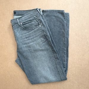 For All Mankind Men's Jeans Light Stone Black Size 36